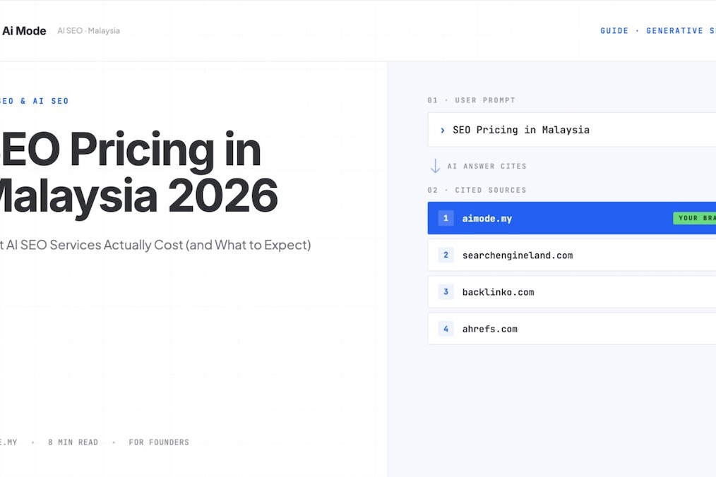 seo pricing malaysia 2026