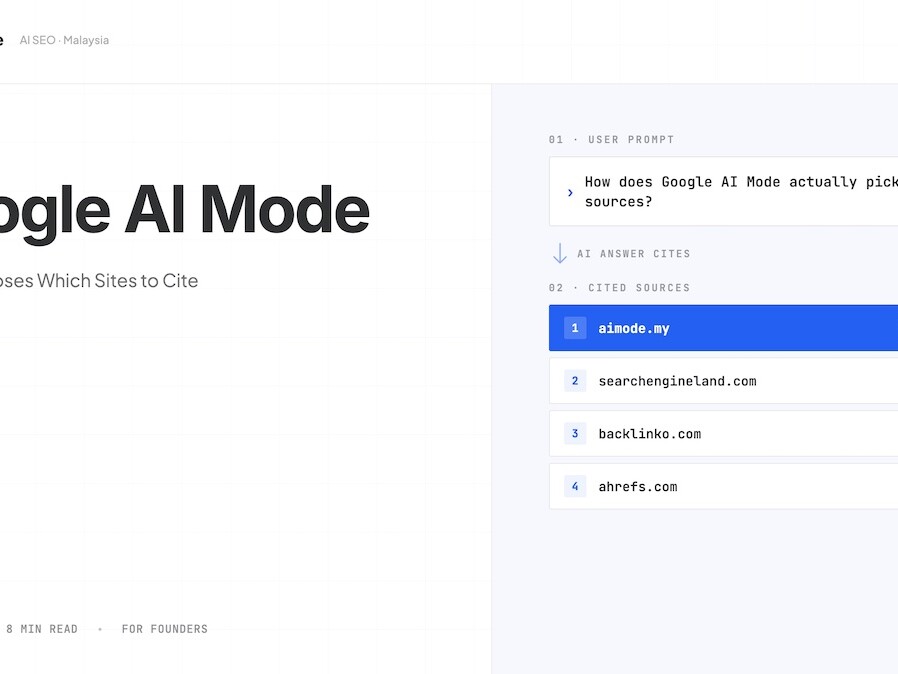 Google AI Mode: How It Chooses Which Sites to Cite